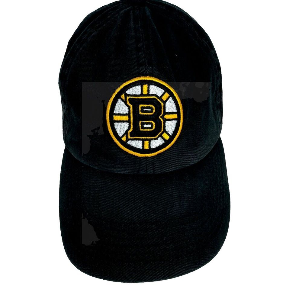 Boston Bruins '47 Brand Baseball Hat Black Adjustable One Size Fit Most